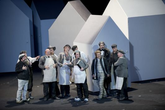Die Meistersinger von Nürnberg, Komische Oper Berlin 2010. Foto: Monika Rittershaus